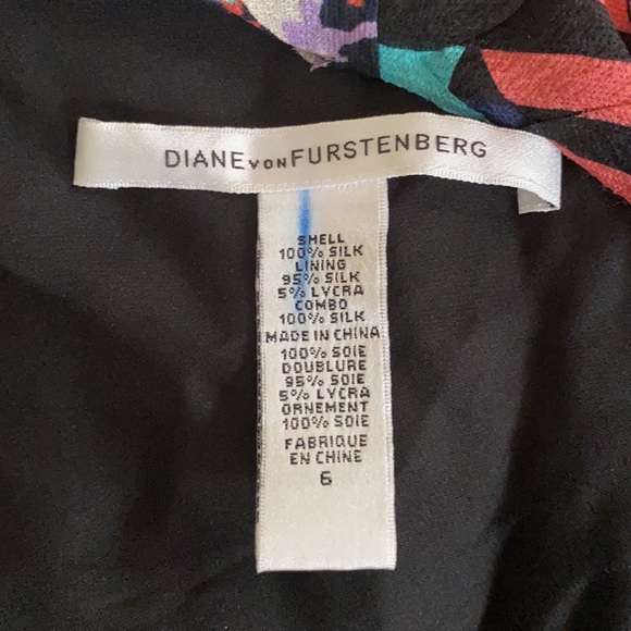 DVF Abstract Textured Sleeveless Mini Dress - Picture 6 of 9